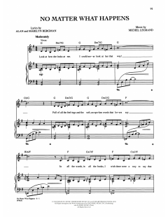 No Matter What Happens von Alan Bergman (Download) 