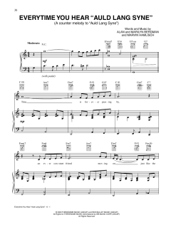 Everytime You Hear Auld Lang Syne von Barbra Streisand (Download) 