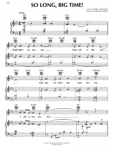 So Long, Big Time! von Tony Bennett (Download) 