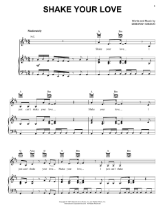 Shake Your Love von Debbie Gibson (Download) 