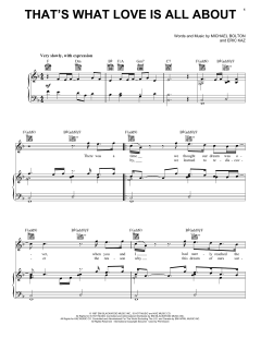 That's What Love Is All About von Michael Bolton (Download) 