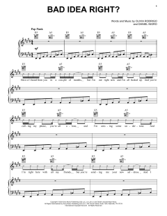 bad idea right? von Olivia Rodrigo (Download) 