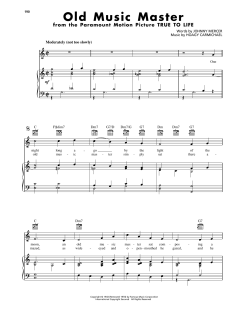 Old Music Master von Johnny Mercer (Download) 