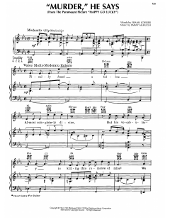 Murder, He Says von Jimmy McHugh (Download) 