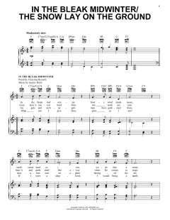 In The Bleak Midwinter/The Snow Lay On The Ground von Gustav Holst (Download) 