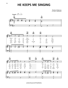 He Keeps Me Singing (Download) 