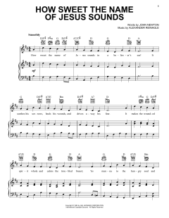 How Sweet The Name Of Jesus Sounds von John Newton (Download) 