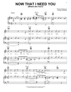 Now That I Need You (Where Are You?) (Download) 