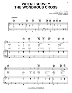 When I Survey The Wondrous Cross von Isaac Watts (Download) 