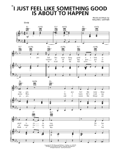 I Just Feel Like Something Good Is About To Happen von Gaither Vocal Band (Download) 