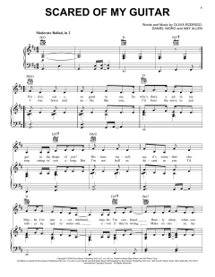 Scared Of My Guitar von Olivia Rodrigo (Download) 
