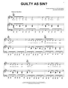 Guilty as Sin? von Taylor Swift (Download) 