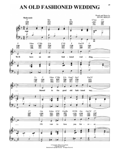 An Old Fashioned Wedding von Irving Berlin (Download) 