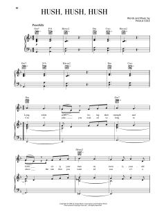 Hush, Hush, Hush von Paula Cole (Download) 
