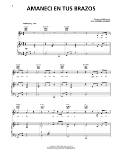 Amaneci En Tus Brazos von Jose Alfredo Jimenez (Download) 