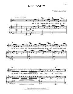 Necessity von Burton Lane (Download) 