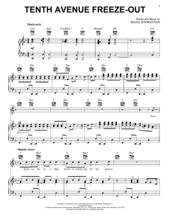 Tenth Avenue Freeze-Out von Bruce Springsteen (Download) 