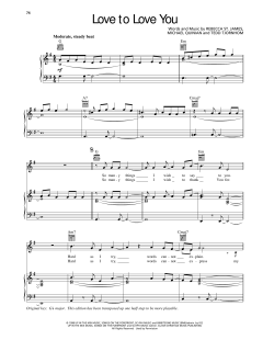 Love To Love You von Rebecca St. James (Download) 