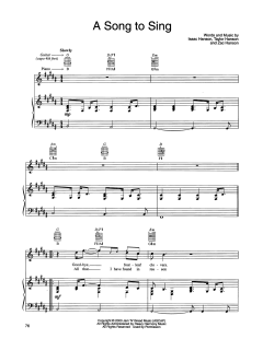 A Song To Sing von Hanson (Download) 