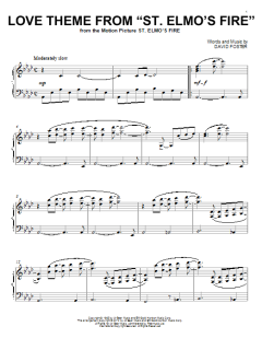 Love Theme From St. Elmo's Fire von David Foster (Download) 