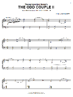 Theme from Neil Simon's The Odd Couple II von Alan Silvestri (Download) 