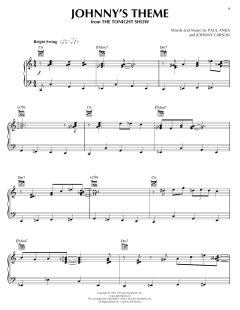 Johnny's Theme von Paul Anka (Download) 