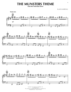 The Munsters Theme von Jack Marshall (Download) 