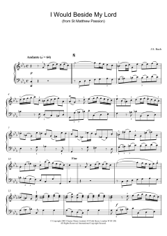 I Would Beside My Lord (Download) 