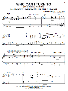 Who Can I Turn To (When Nobody Needs Me) von Bill Evans (Download) 