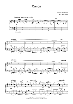 Pachelbel's Canon In D Major von Johann Pachelbel (Download) 