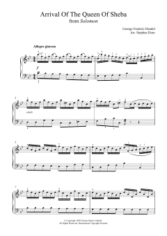 The Arrival Of The Queen Of Sheba von Georg Friedrich Händel (Download) 
