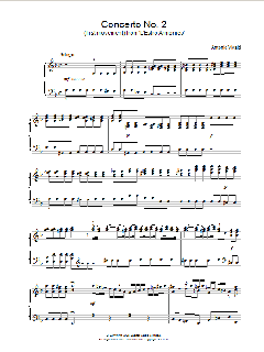 Concerto No.2 (1st Movement: Adagio) from 'L'Estro Armonico' Op.3 von Antonio Vivaldi (Download) 