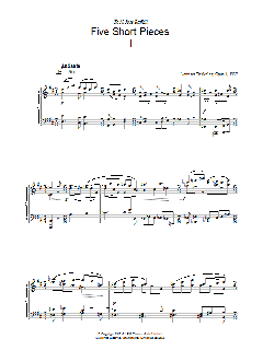 Five Short Pieces, No. 1, Op. 4 von Lennox Berkeley (Download) 