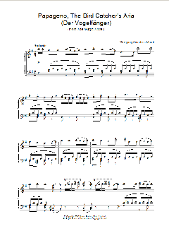 Papageno, The Bird Catcher's Aria (Der Vogelfanger) (Download) 
