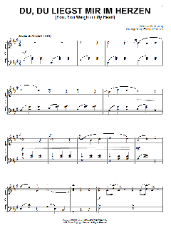 Du, Du Liegst Mir Im Herzen von German Folksong (Download) 