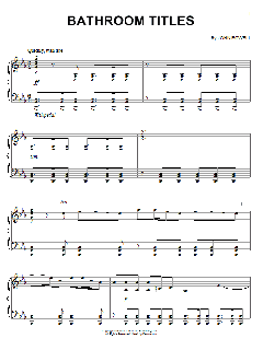 Bathroom Titles von John Powell (Download) 