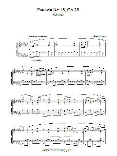 Prelude In Db Major, Op. 28, No. 15 von Frédéric Chopin (Download) 
