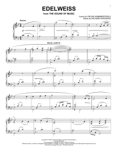 Edelweiss von Rodgers & Hammerstein (Download) 
