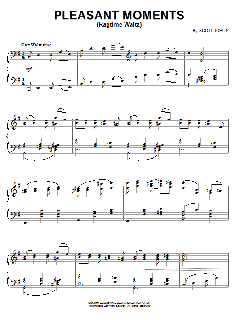 Pleasant Moments (Ragtime Waltz) von Scott Joplin (Download) 