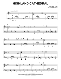 Highland Cathedral von Michael Korb (Download) 