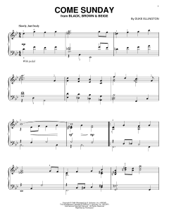 Come Sunday von Duke Ellington (Download) 