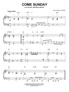Come Sunday von Duke Ellington (Download) 