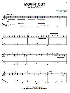 Movin' Out (Anthony's Song) von Billy Joel (Download) 