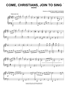 Come, Christians, Join To Sing von Christian Henry Bateman (Download) 