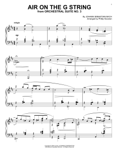 Air On The G String [Jazz version] von Johann Sebastian Bach (Download) 