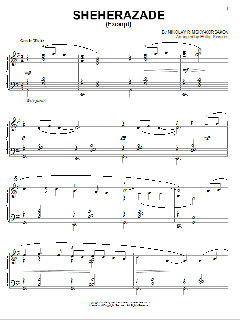 Theme From Sheherazade [Jazz version] von Nikolai Rimsky-Korsakov (Download) 