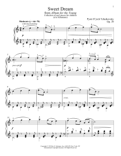 Sweet Dream (Douce Reverie), Op. 39, No. 21 von Alexandre Dossin (Download) 