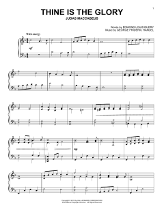 Thine Is The Glory von Edmund Louis Budry (Download) 