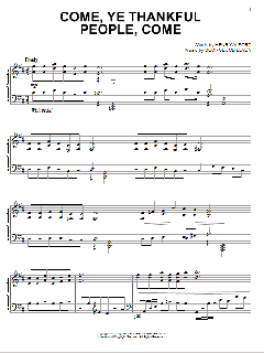 Come, Ye Thankful People, Come von Henry Alford (Download) 