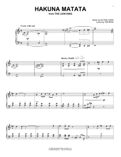 Hakuna Matata von Elton John (Download) 